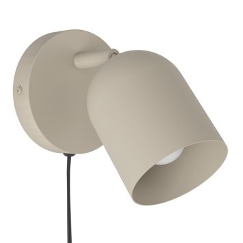 Eglo væglampe Tilston E14 L12 cm sand
