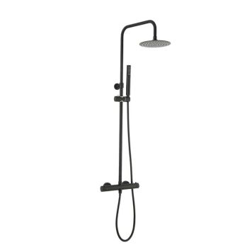 Mixomat brusesæt Garda mat sort Ø20 cm