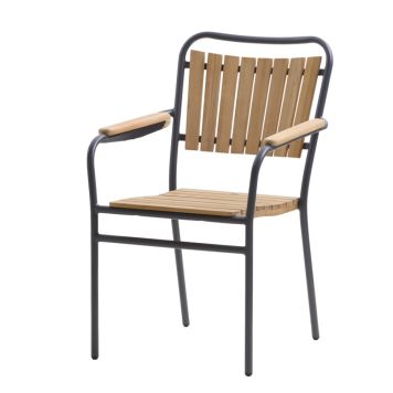 Sunfun Sophie havestol teak/aluminium