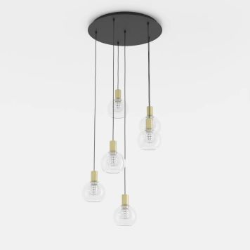 Eglo pendel Terque sort LED Ø54 cm