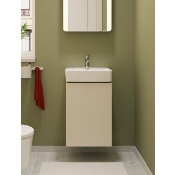 Hansgrohe underskab med vask Xilesa/Xanuia mat sandbeige 1 låge 45 cm
