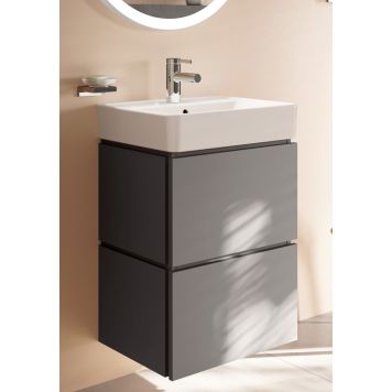 Hansgrohe underskab med vask Xilesa/Xanuia mat skifergrå 2 skuffer 50x39 cm