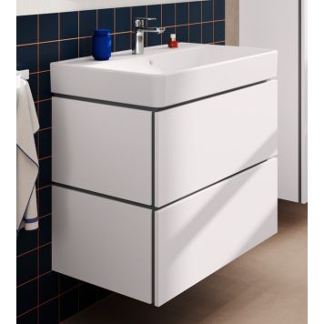 Hansgrohe underskab med vask Xilesa/Xanuia mat hvid 2 skuffer 80x48 cm