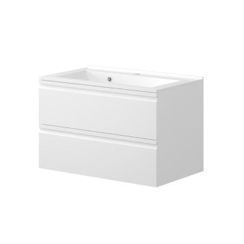 Nortiq underskab med vask Sydney mat hvid 80 cm