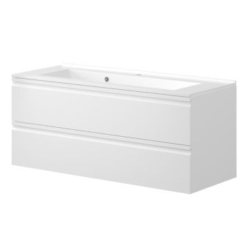 Nortiq underskab med vask Sydney mat hvid 120 cm