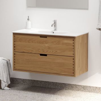 Camargue underskab m/vask Nature Egedahl massiv eg 100 cm