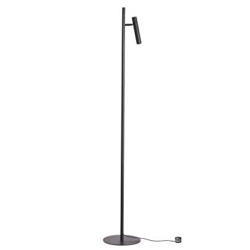 Dyberg Larsen gulvlampe Carlo 3100K dæmpbar sort H141 cm