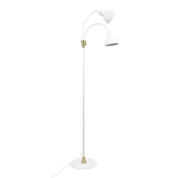 Dyberg Larsen Lilje gulvlampe E14 135 cm hvid