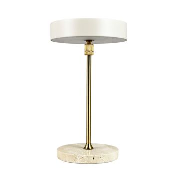 Dyberg Larsen Moonlight LED bordlampe 28,5 cm beige