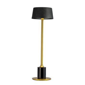 Dyberg Larsen genopladelig bordlampe Yoyo sort LED