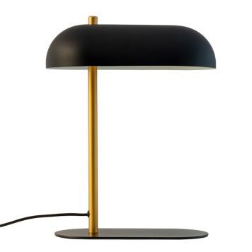 Dyberg Larsen bordlampe Arch E14 messing/sort H35,5 cm