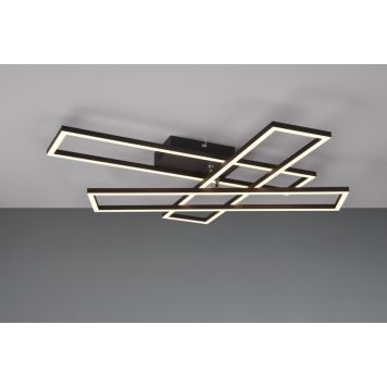 Trio loftlampe Corso 3-trins dæmpbar 2700-6000K sort B66 cm