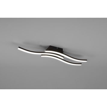 Trio loftlampe Route sort 3000K 3x500lm B56 cm