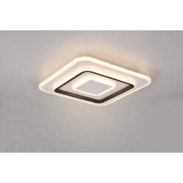 Trio loftlampe Jora 3-trins dæmpbar 2700-6000K sort/hvid B39,5 cm