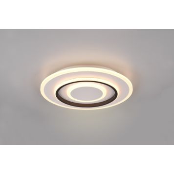 Trio loftlampe Jora 3-trins dæmpbar 2700-6000K sort/hvid Ø41 cm