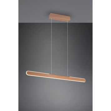 Trio loftlampe Helios dæmpbar 2700-6500K brun B100 cm