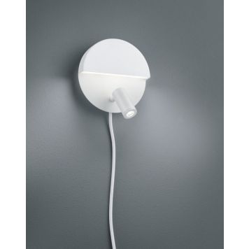 Trio væglampe Mario mat hvid 3000K Ø16 cm