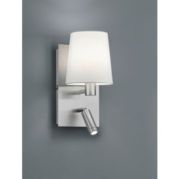 Trio væglampe Marriot nikkel int. LED/E14 H30,8 cm 