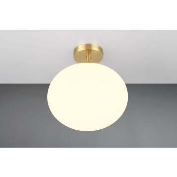 Trio loftlampe Fomento messing/opal E27 H33x30 cm