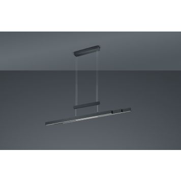 Trio pendel Trajan mat sort dæmpb. 2700-5000K op til L150 cm 