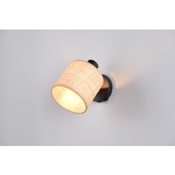 Trio spotlampe Aimee E14 sort/beige 22,5x10 cm
