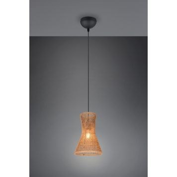 Trio pendel Bijou sort/papirgarn E27 Ø20 cm