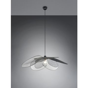 Trio pendel Fleure mat sort E27 Ø87 cm