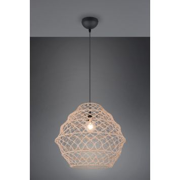 Trio pendel Hive sort/natur E27 Ø60 cm