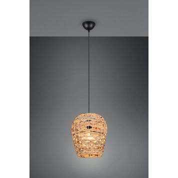 Trio pendel Jean flettet vandhyacint E27 Ø29 cm