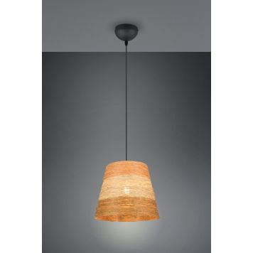 Trio pendel Joeline papirgarn/sort E27 Ø30 cm