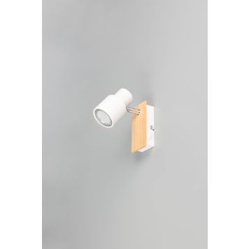 Trio spotlampe Pierre mat hvid 1xGU10 15x14 cm