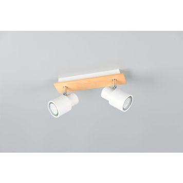 Trio spotlampe Pierre mat hvid 2xGU10 15x31 cm