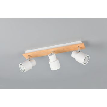 Trio spotlampe Pierre mat hvid 3xGU10 15x46 cm