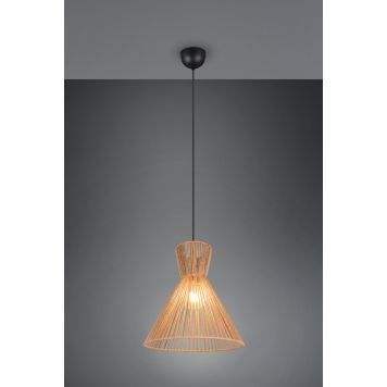 Trio pendel Rosalie papirgarn/sort E27 Ø35 cm