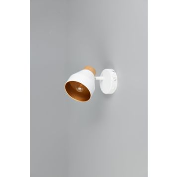 Trio spotlampe Valentin E14 mat hvid 19x14 cm