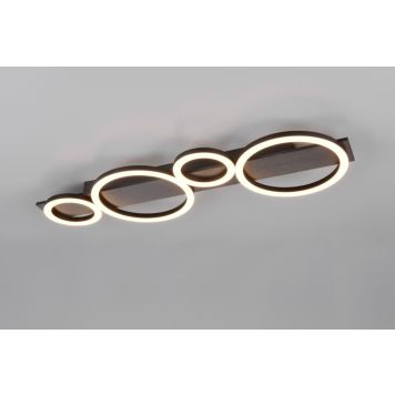 Trio loftlampe Lumos sort LED