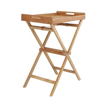 Sunfun Benny bakkebord teak 58x38x75 cm