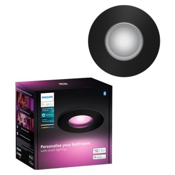 Philips Hue indbygningsspot sort Xamento 3 pak