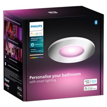 Philips Hue indbygningsspot krom Xamento 3 pak
