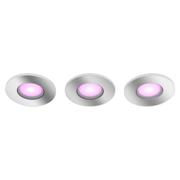 Philips Hue indbygningsspot krom Xamento 3 pak