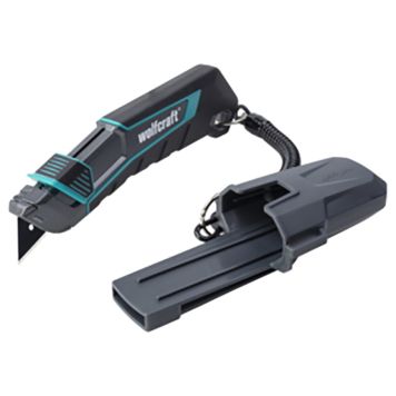 Wolfcraft tæppekniv med hylster pro safety