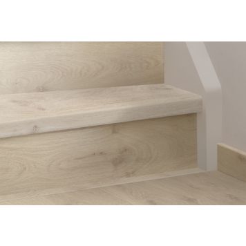 Pergo trappeforkant Light Grey Oak 965x145x140 mm 4 stk.