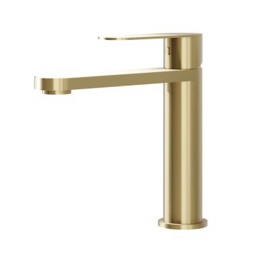 Tingsted håndvaskarmatur lav mat messing inkl. pop-up bundventil