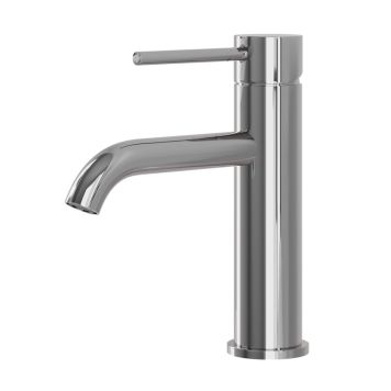 Svaneke håndvaskarmatur lav krom inkl. pop-up bundventil