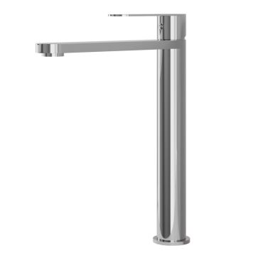 Tingsted håndvaskarmatur høj krom inkl. pop-up bundventil