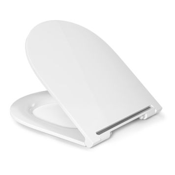 Cedo toiletsæde Viento Premium hvid/metallic