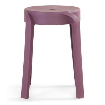 Sunfun Lisa skammel glasfiber lilla 33x45 cm