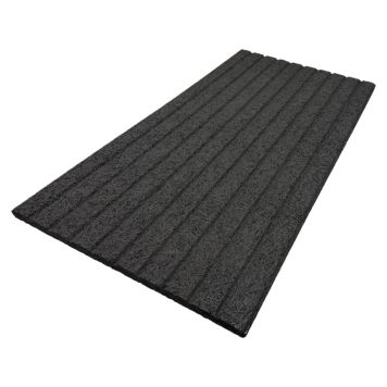 DP Acoustics træbetonplade Design Line multifin sort 1200x600x25 mm