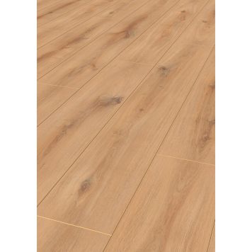 Logoclic laminatgulv AquaProtect sunset oak 1288x195x8 mm 2,26 m²