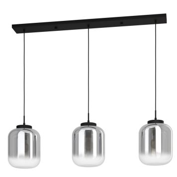 Eglo langbordspendel Bulciago E27 L150 cm sort